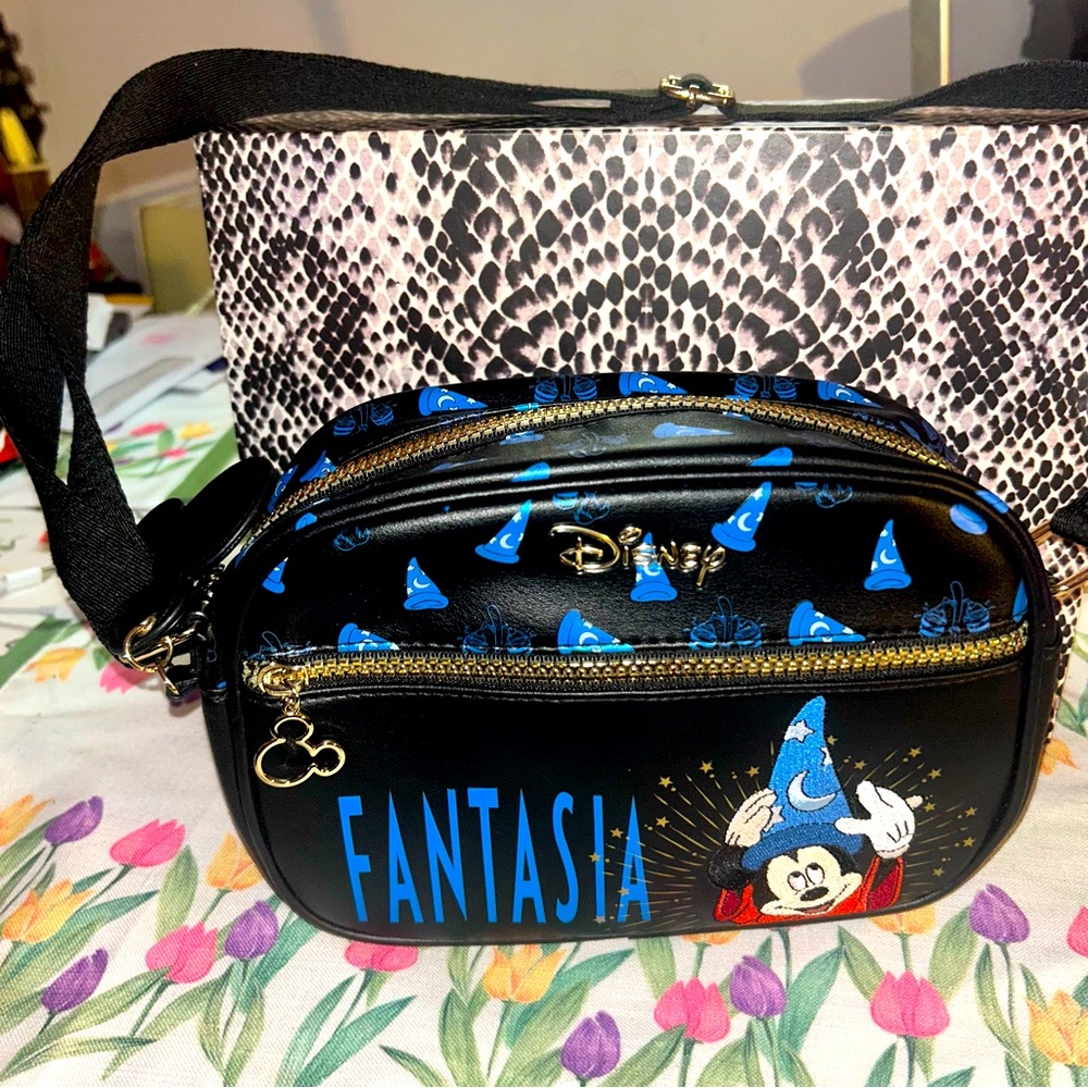 Mickey Mouse Disney Fantasia crossbody purse